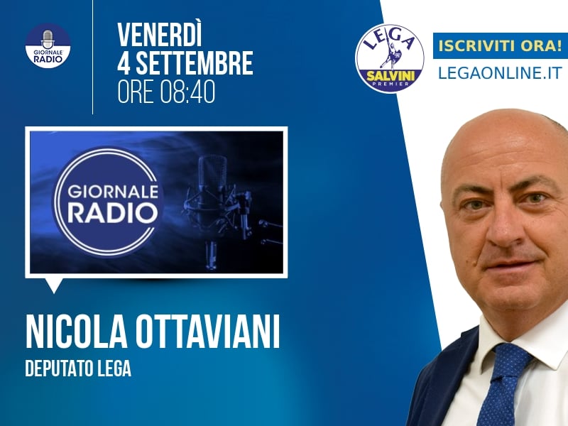 Nicola Ottaviani a Il Timone (Giornale Radio) - 04/09 ore 08:40