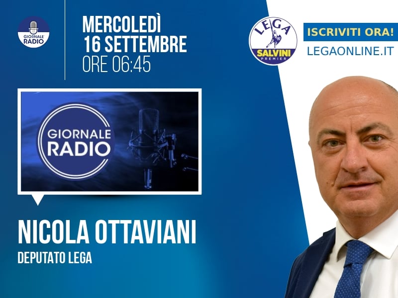 Nicola Ottaviani a Il Timone (Giornale Radio) - 16/09 ore 06:45