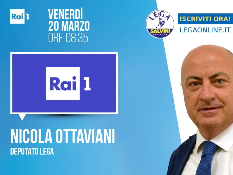 Nicola Ottaviani a Rai 1 (Rai 1) - 20/03 ore 08:35