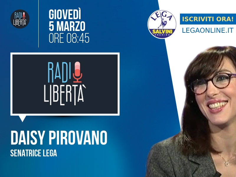 Daisy Pirovano a Radio Libertà (Radio Libertà) - 05/03 ore 08:45