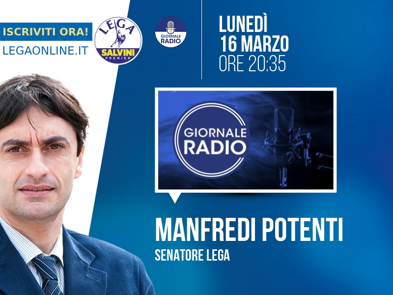 Manfredi Potenti a ZTL (Giornale Radio) - 16/03 ore 20:35