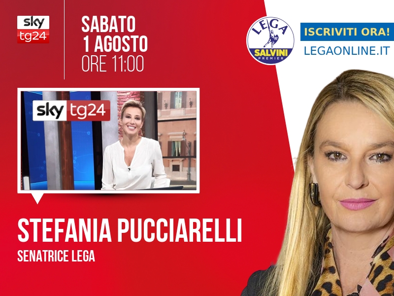Stefania Pucciarelli a Agenda (Sky TG24) - 01/08 ore 11:00