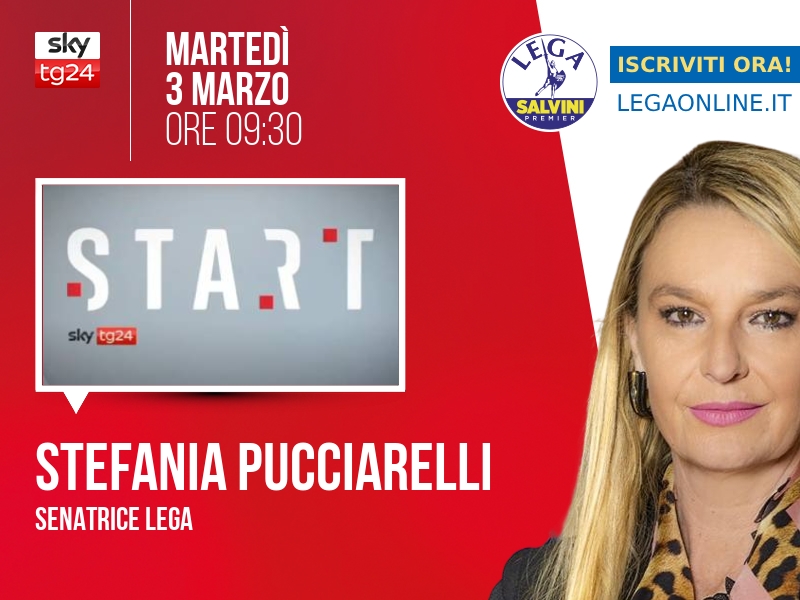 Stefania Pucciarelli a Start (Sky TG24) - 03/03 ore 09:30
