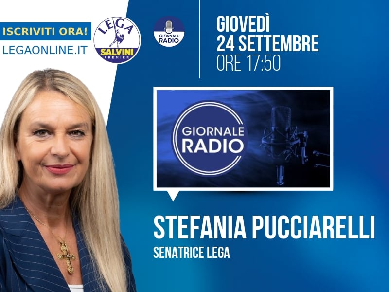 Stefania Pucciarelli a ZTL (Giornale Radio) - 24/09 ore 17:50