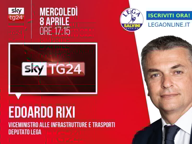 Edoardo Rixi a Economia (Sky TG24) - 08/04 ore 17:15