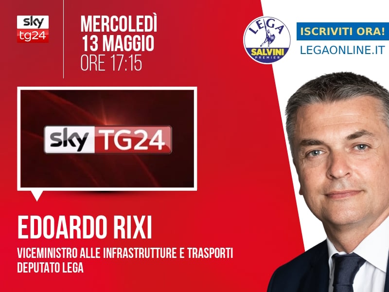 Edoardo Rixi a Economia (Sky TG24) - 13/05 ore 17:15