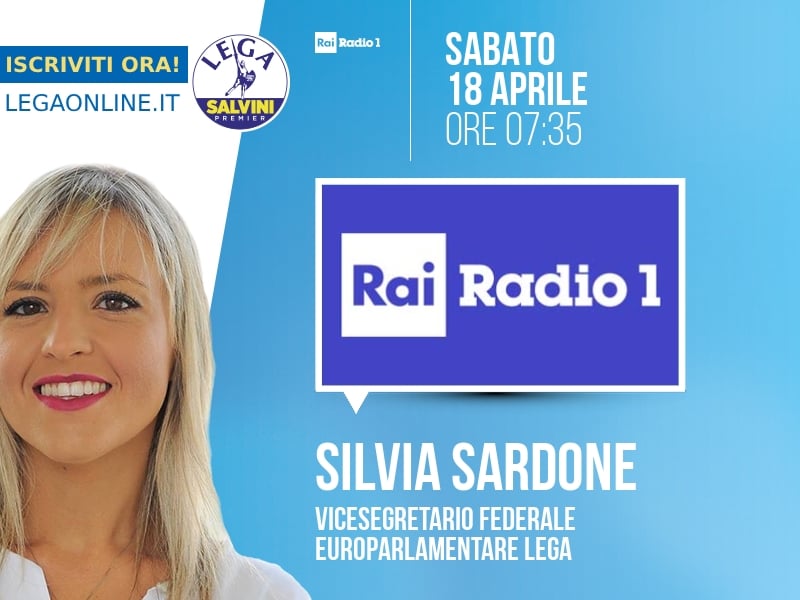 Silvia Sardone a Rai Radio 1 (Rai Radio 1) - 18/04 ore 07:35