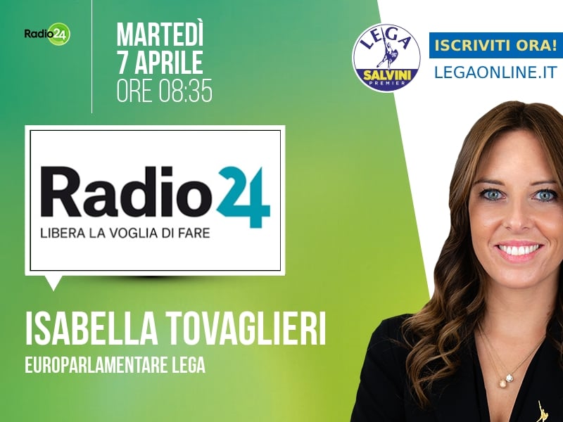 Isabella Tovaglieri a Mix 24 (Radio 24) - 07/04 ore 08:35