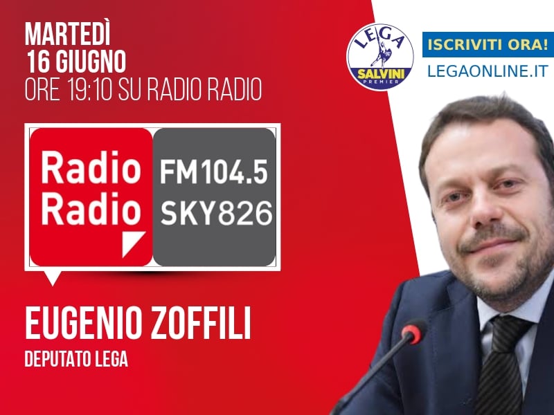 Eugenio Zoffili a Radio Radio (Radio Radio) - 16/06 ore 19:10