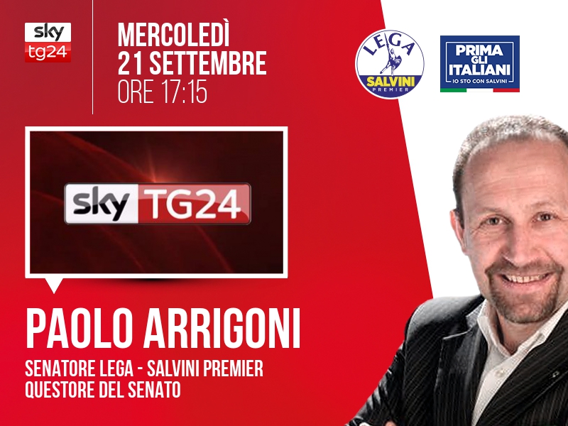 PAOLO ARRIGONI a ECONOMIA (SKY TG24) - ORE 17:15