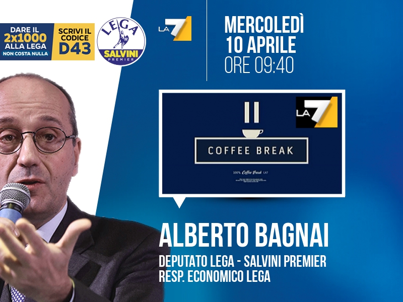 Alberto Bagnai a Coffee Break (La7) - 10/04 ore 09:40
