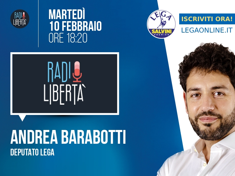Andrea Barabotti a Radio Libertà (Radio Libertà) - 10/02 ore 18:20