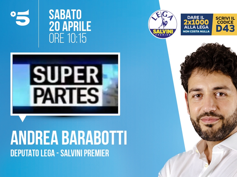 Andrea Barabotti a Super Partes (Canale 5) - 20/04 ore 10:15