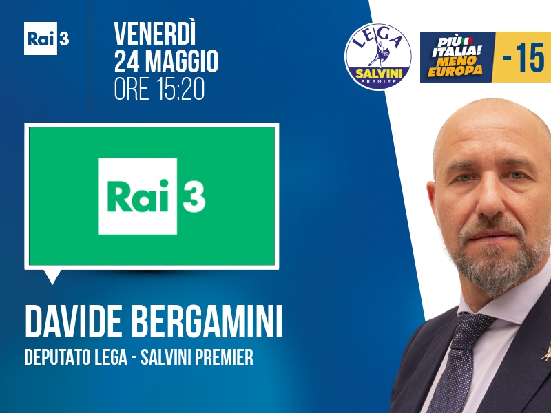 Davide Bergamini a Rai 3 (Rai 3) - 24/05 ore 15:20