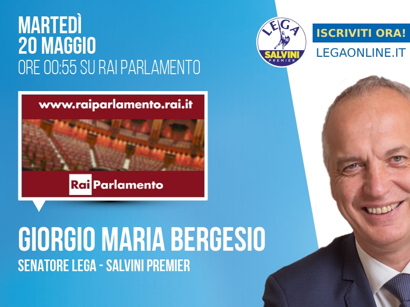 GIORGIO MARIA BERGESIO a INTERVISTE (RAI PARLAMENTO)