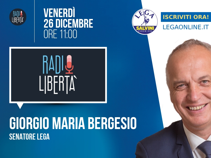 Giorgio Maria Bergesio a Radio Libertà (Radio Libertà) - 26/12 ore 11:00
