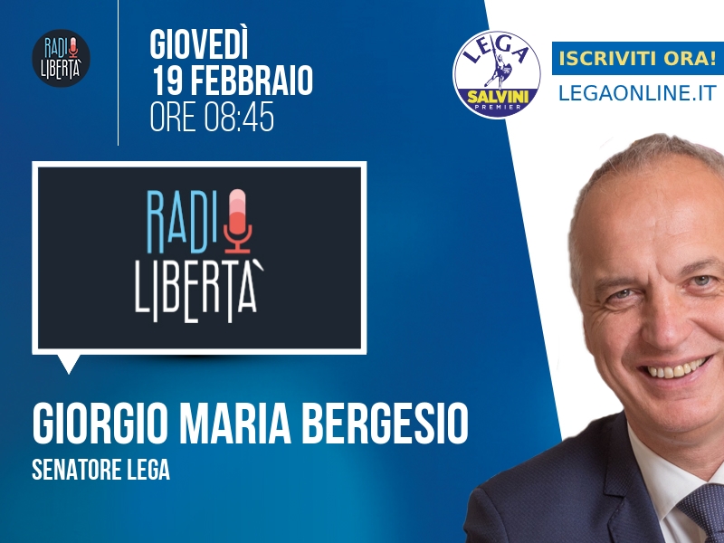 Giorgio Maria Bergesio a Radio Libertà (Radio Libertà) - 19/02 ore 08:45