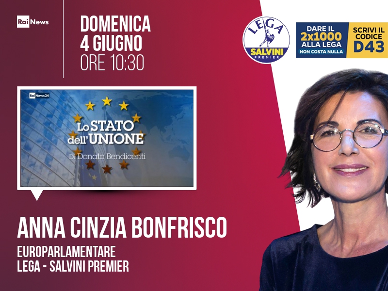 Anna Cinzia Bonfrisco a Lo Stato dell'Unione (RaiNews24) - 04/06 ore 10:30