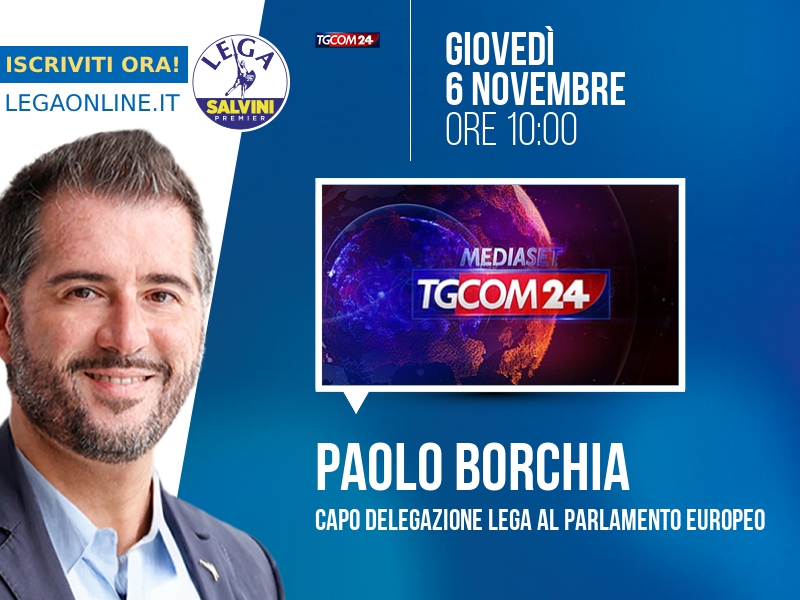 Paolo Borchia a All News (Tgcom24) - 06/11 ore 10:00