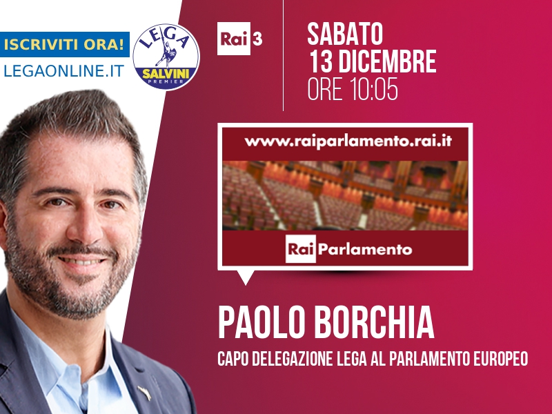 Paolo Borchia a Punto Europa (Rai 3) - 13/12 ore 10:05
