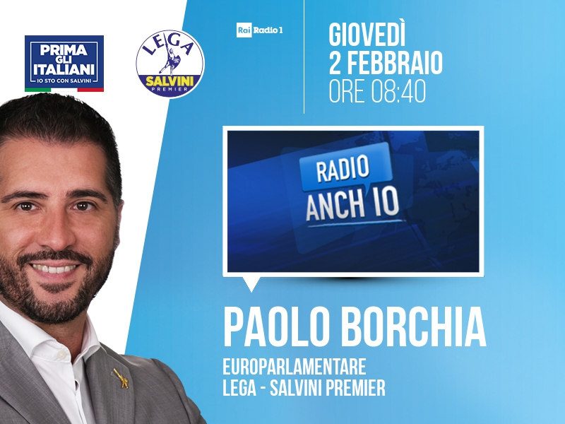 PAOLO BORCHIA a RADIO ANCH'IO (RAI RADIO 1)