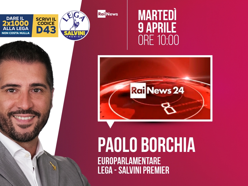 Paolo Borchia a Rainews24 (RaiNews24) - 09/04 ore 10:00