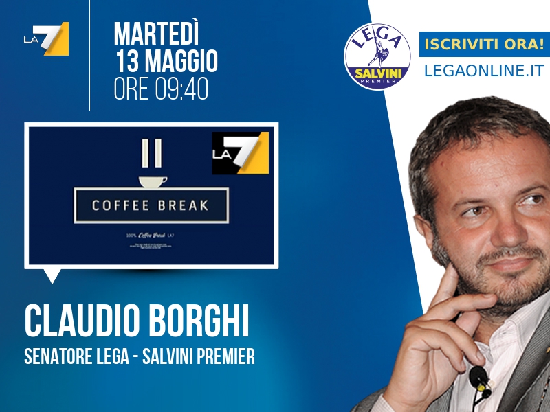 CLAUDIO BORGHI a COFFEE BREAK (LA7)
