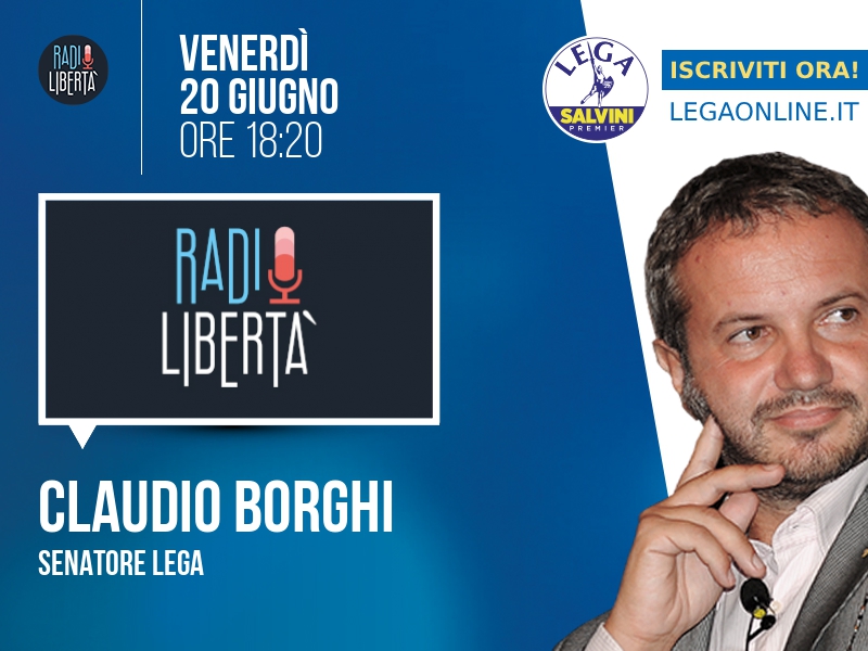 CLAUDIO BORGHI a RADIO LIBERTÀ (RADIO LIBERTÀ)