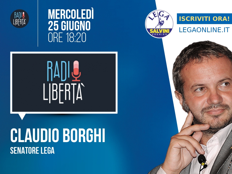 CLAUDIO BORGHI a RADIO LIBERTÀ (RADIO LIBERTÀ)