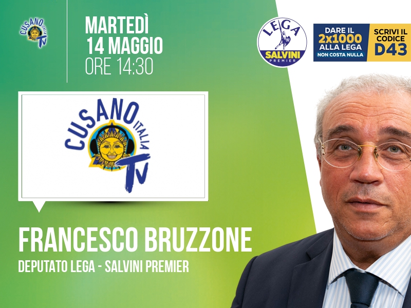 Francesco Bruzzone a Cusano Italia TV (Cusano Italia TV) - 14/05 ore 14:30