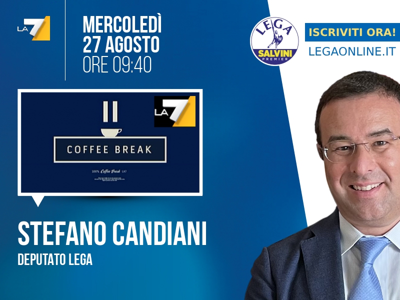 STEFANO CANDIANI a COFFEE BREAK (LA7)