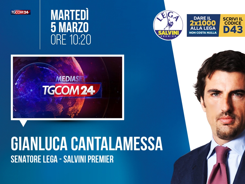 Gianluca Cantalamessa a All News (Tgcom24) - 05/03 ore 10:20
