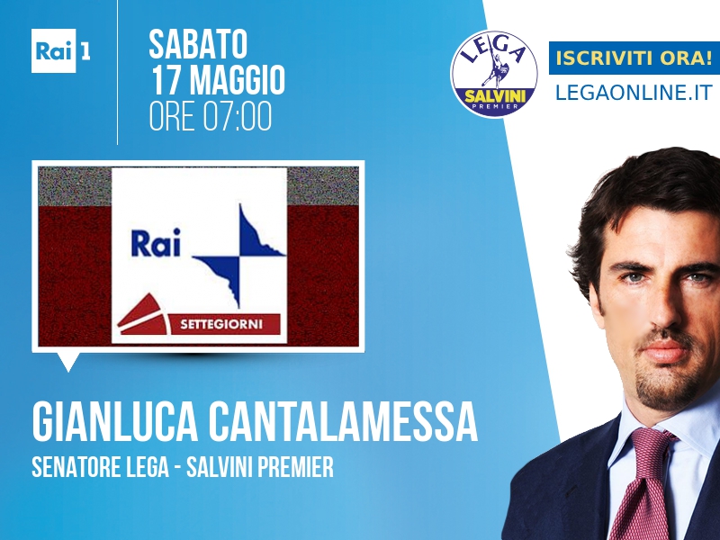 GIANLUCA CANTALAMESSA a SETTEGIORNI (RAI 1)