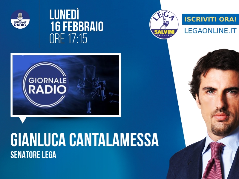 Gianluca Cantalamessa a ZTL (Giornale Radio) - 16/02 ore 17:15