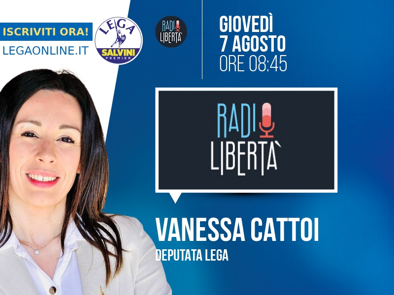 Vanessa Cattoi a Radio Libertà (Radio Libertà) - 07/08 ore 08:45