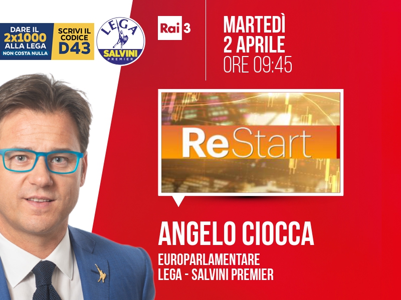Angelo Ciocca a Re Start (Rai 3) - 02/04 ore 09:45
