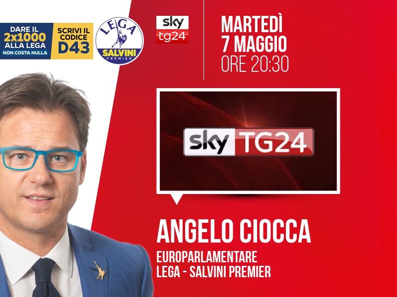 Angelo Ciocca a SkyTG24 (Sky TG24) - 07/05 ore 20:30