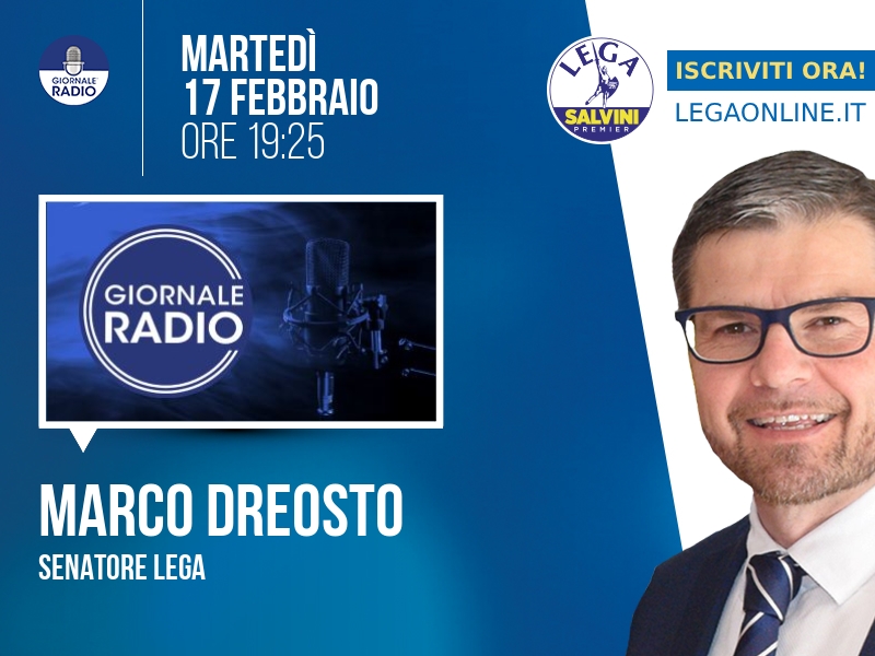 Marco Dreosto a ZTL (Giornale Radio) - 17/02 ore 19:25