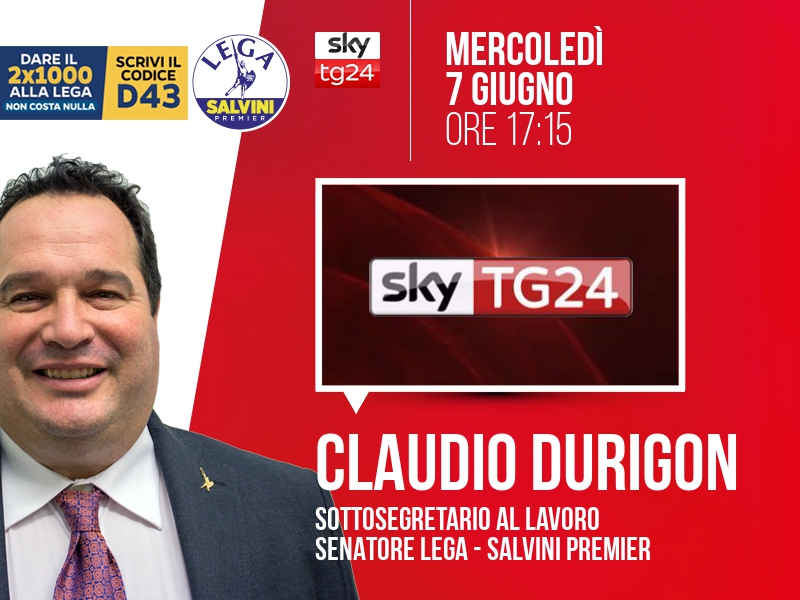 CLAUDIO DURIGON a ECONOMIA (SKY TG24)