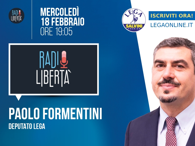 Paolo Formentini a Radio Libertà (Radio Libertà) - 18/02 ore 19:05