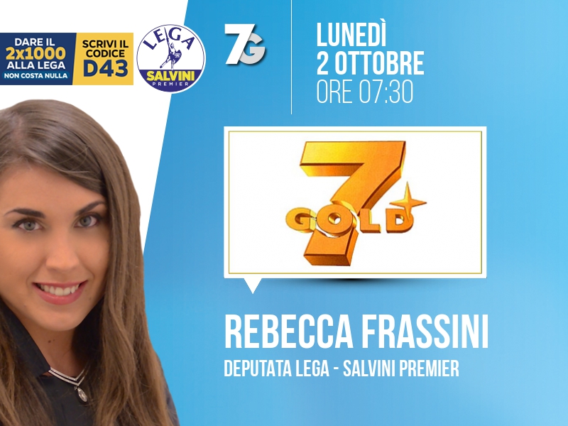Rebecca Frassini a 7Gold (7Gold) - 02/10 ore 07:30