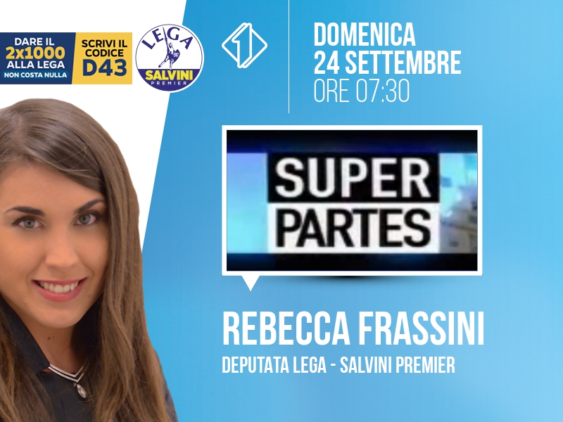 Rebecca Frassini a Super Partes (Italia 1) - 24/09 ore 07:30