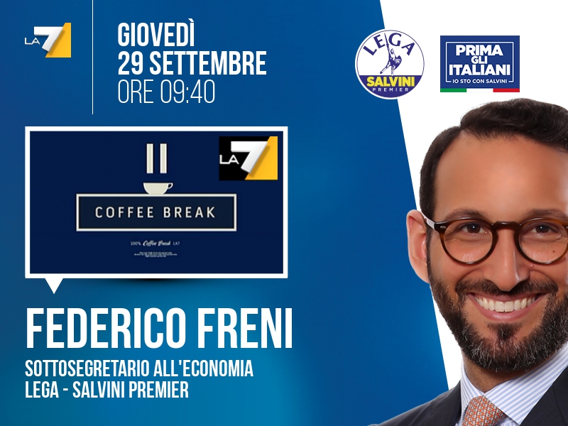 Federico Freni a Coffee Break (La7) - ore 09:40
