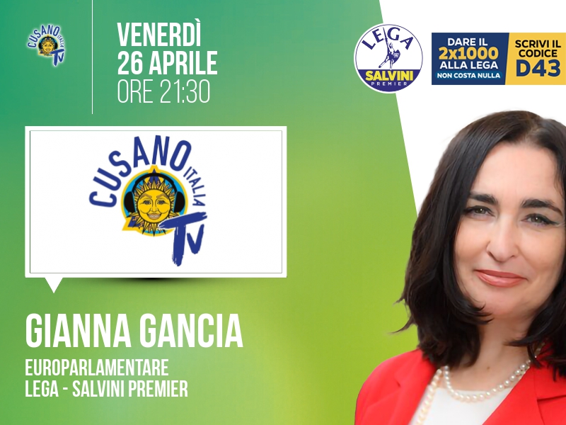 Gianna Gancia a Cusano Italia TV (Cusano Italia TV) - 26/04 ore 21:30