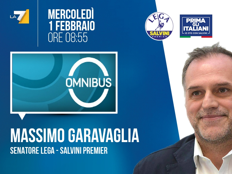 Massimo Garavaglia a Omnibus (La7) - 01/02 ore 08:55