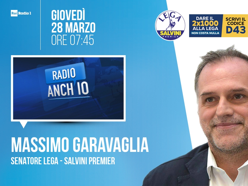 MASSIMO GARAVAGLIA a RADIO ANCH'IO (RAI RADIO 1)