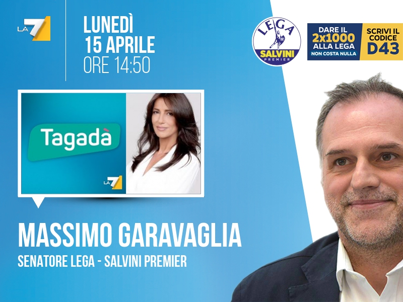 Massimo Garavaglia a Tagadà (La7) - 15/04 ore 14:50