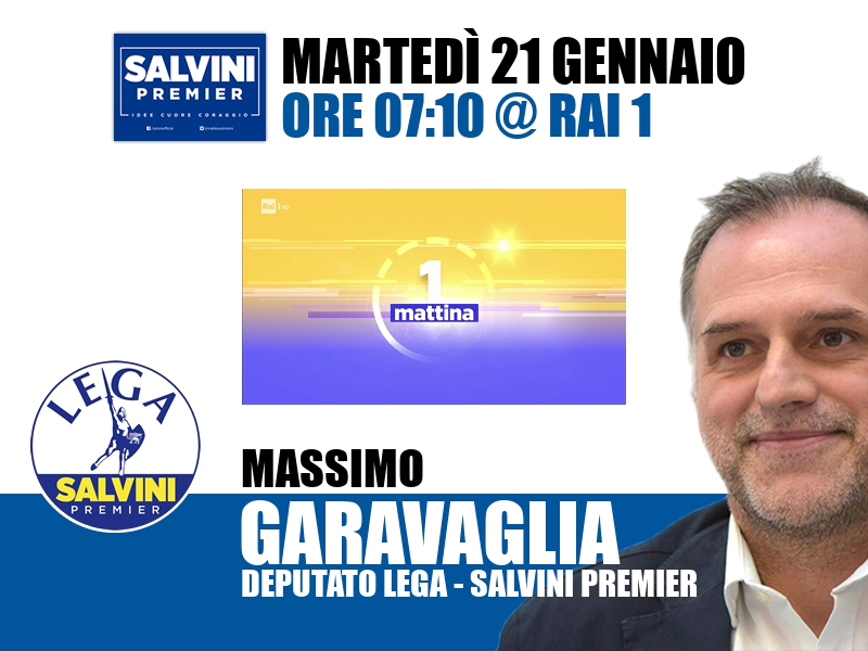 Massimo Garavaglia a UnoMattina (Rai 1)