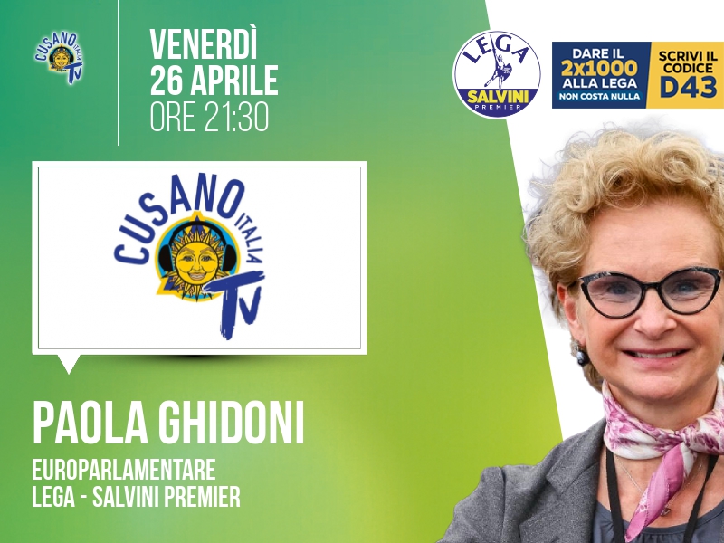 Paola Ghidoni a Cusano Italia TV (Cusano Italia TV) - 26/04 ore 21:30