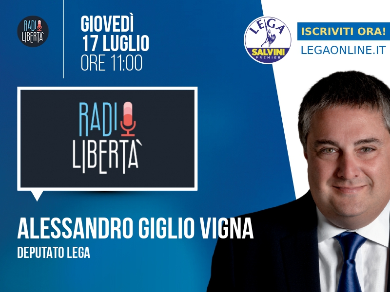 Alessandro Giglio Vigna a Radio Libertà (Radio Libertà) - 17/07 ore 11:00